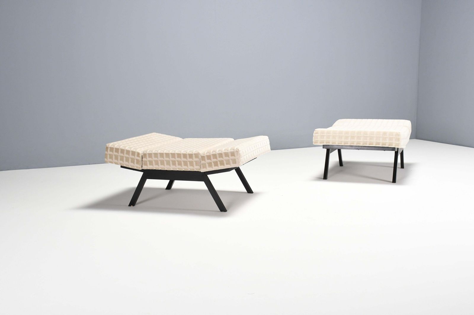 Set Italian Of ‘Panchetto’ Reclining Chairs By Rito Valla For Ipe, Italy 1960s photo buy