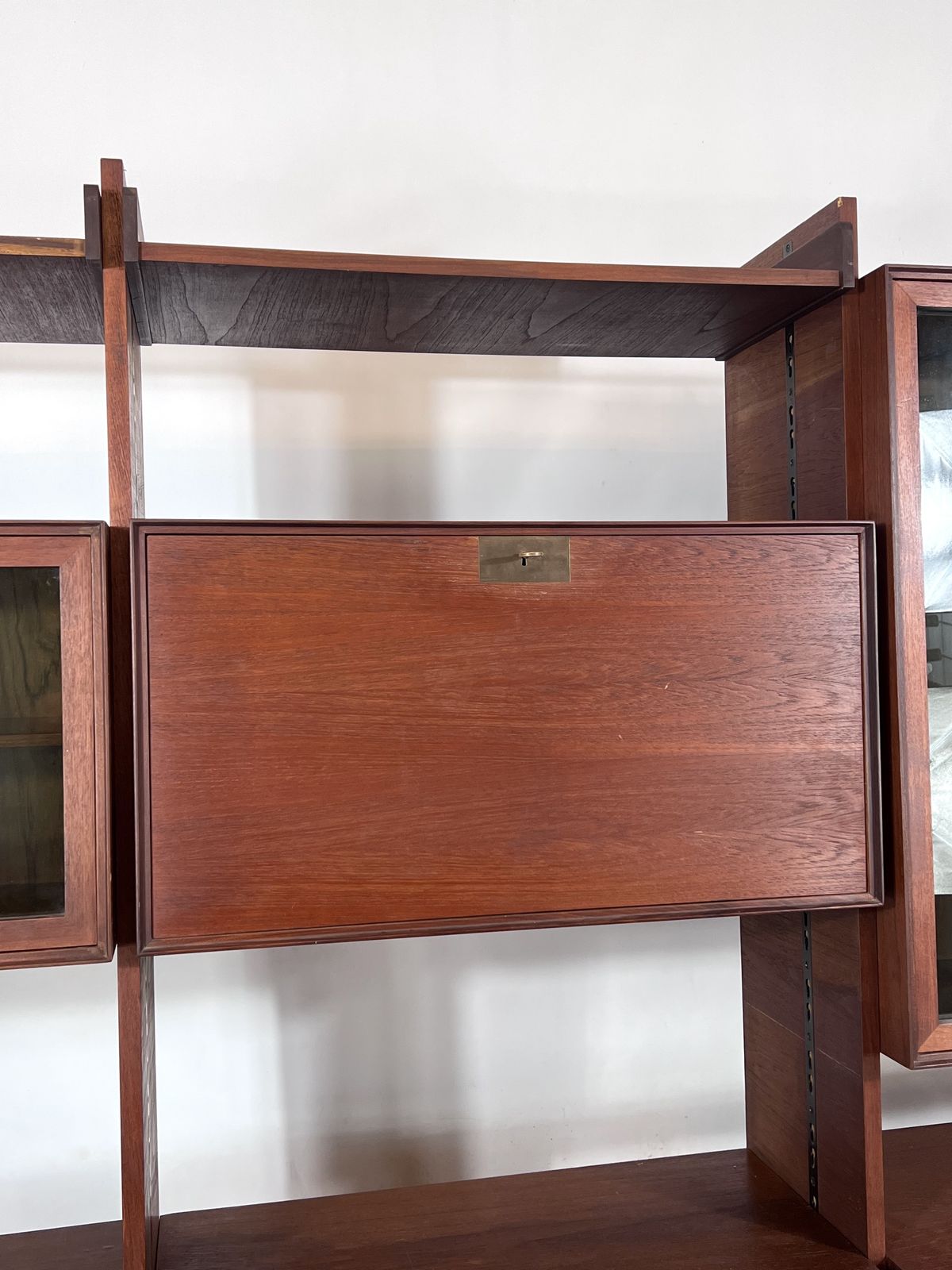 Mid Century Modular Bookcase By Edmondo Palutari For Dassi, Italy, 1950s photo Furniture