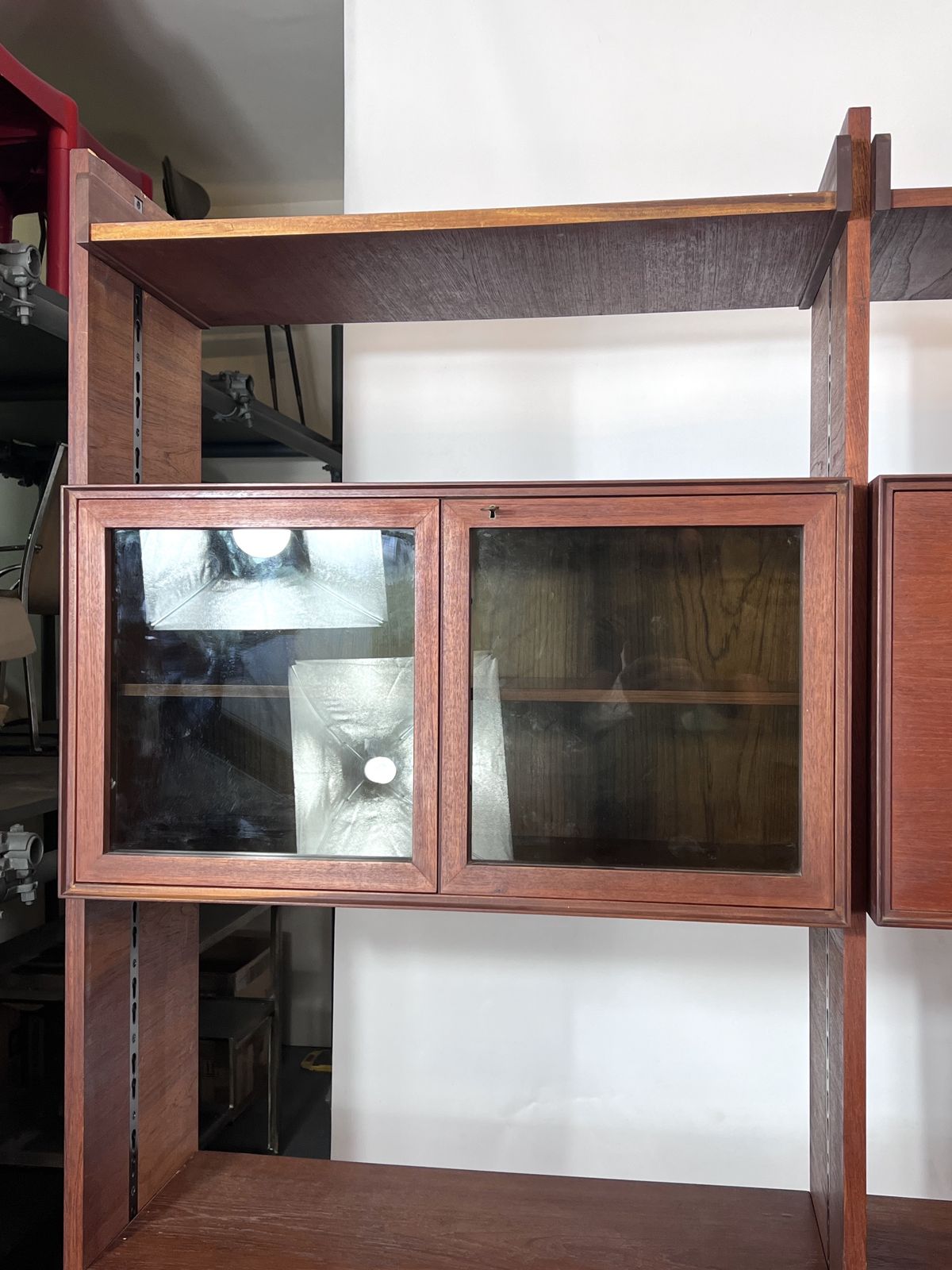 photo for sale Mid Century Modular Bookcase By Edmondo Palutari For Dassi, Italy, 1950s