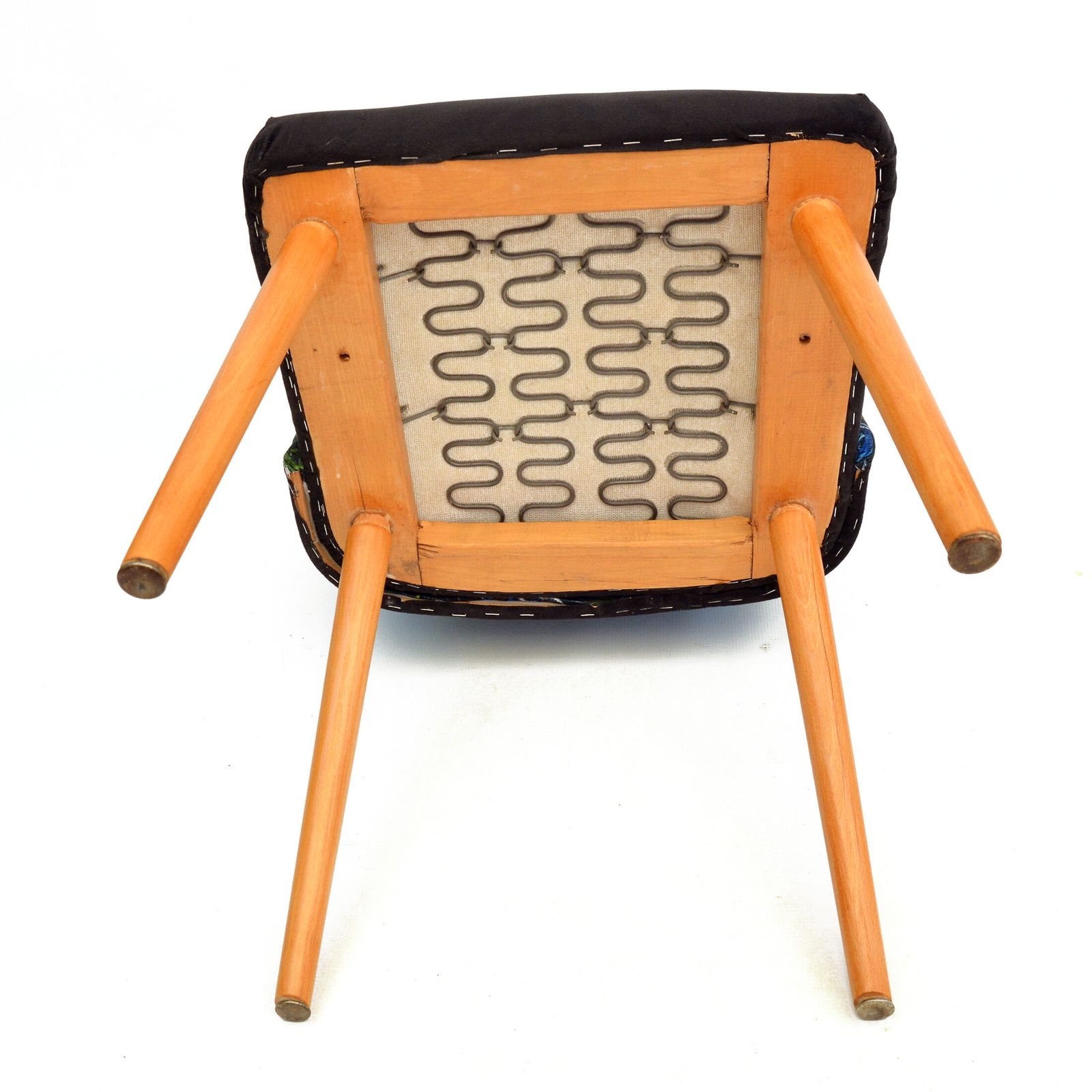 1960s Modern Upholstered Chair, "Patyczak", Słupskie Fabryki Mebli, Poland photo for sale