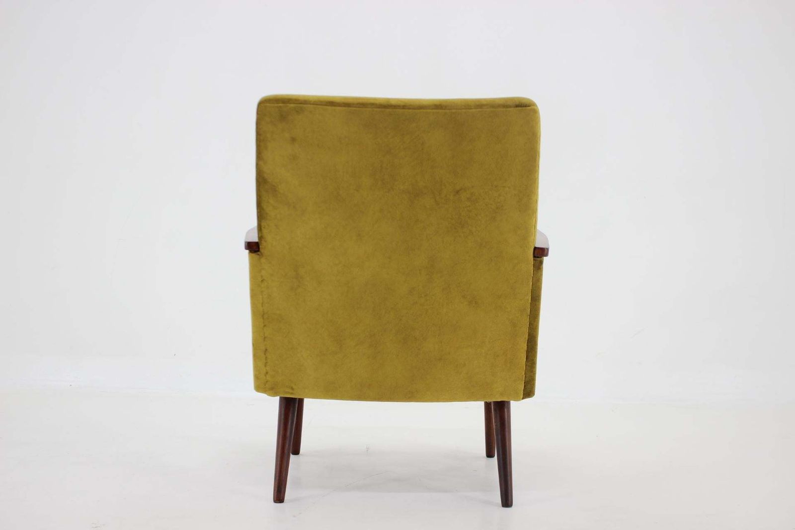 1960s Refurbished Beech Armchair, Czechoslovakia photo 669.0
