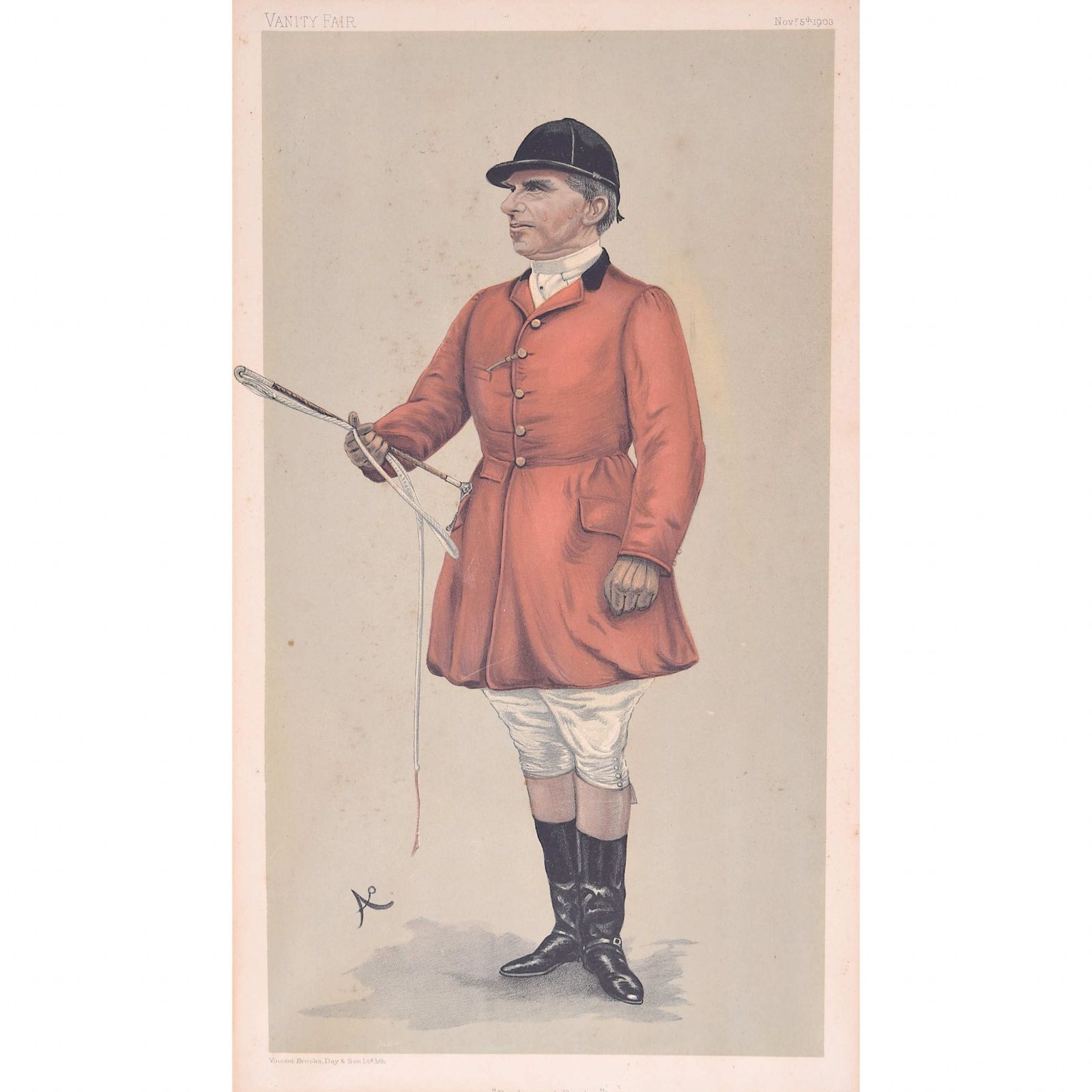 Roland “Ao” / “Armadillo” L’estrange For Vanity Fair Magazine ‘Berks And Bucks’: Sir Robert Rodney Wilmot