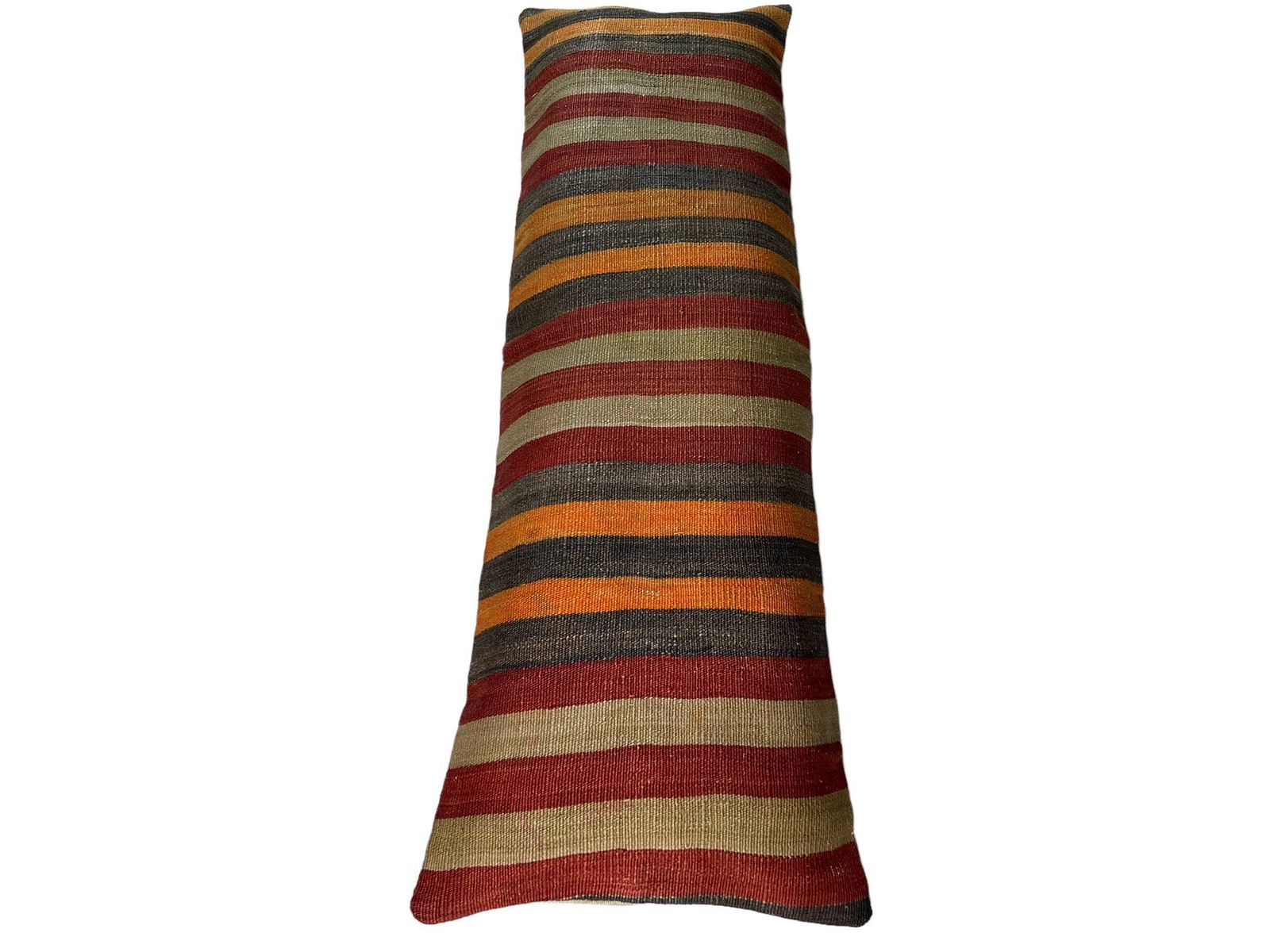 Uniek Kelim Kussen, Turkish Kilim Pillow, Kussenhoes 16"×48", Sofakussen, Buitenkussen, Kilim Kissenhülle 120x40 Cm photo for sale