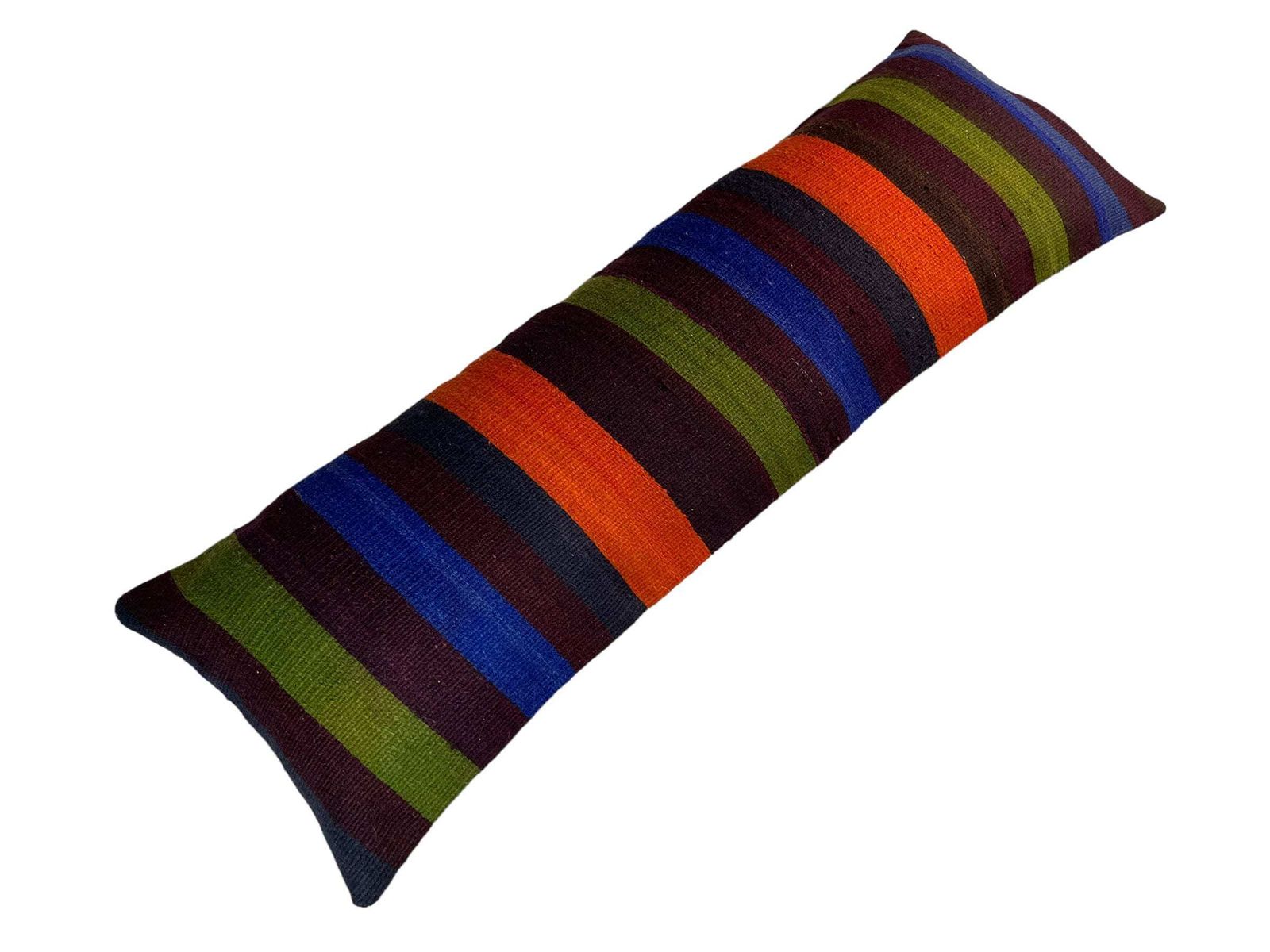photo furniture Uniek Kelim Kussen, Turkish Kilim Pillow, Kussenhoes 16"×48", Bankkussen, Buitenkussen, Kelim Kussenhoes 120×40 Cm