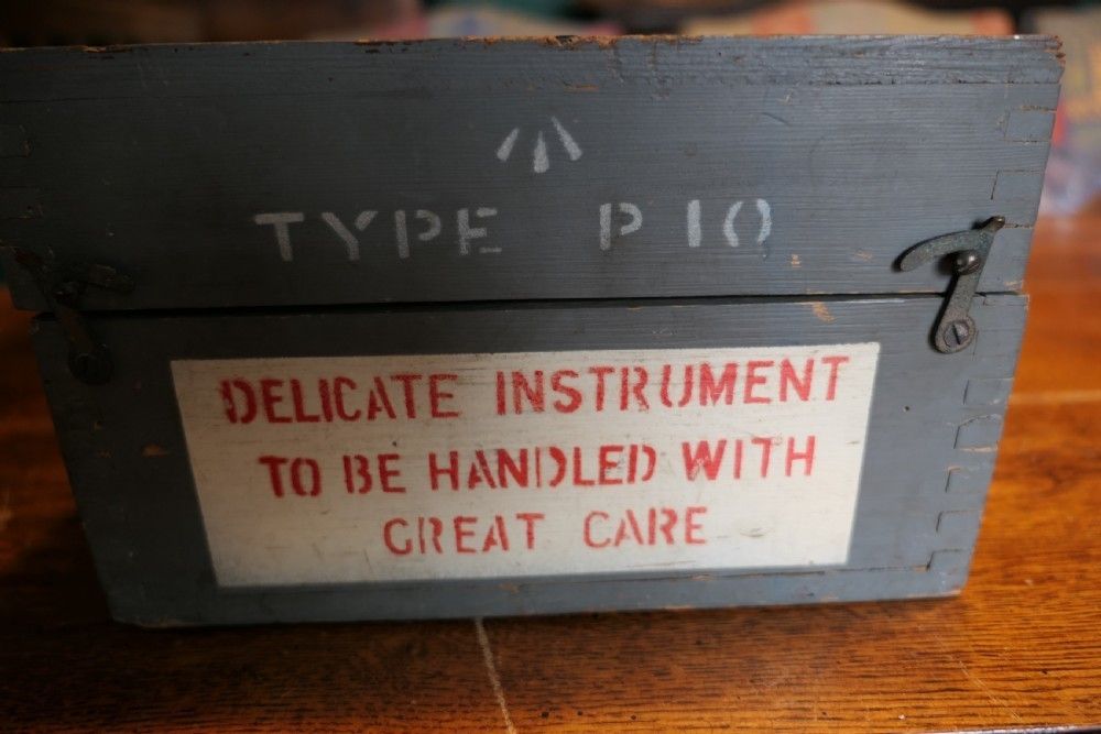 A Royal Air Force P10 Aircraft Compass No. 10489 T photo furniture