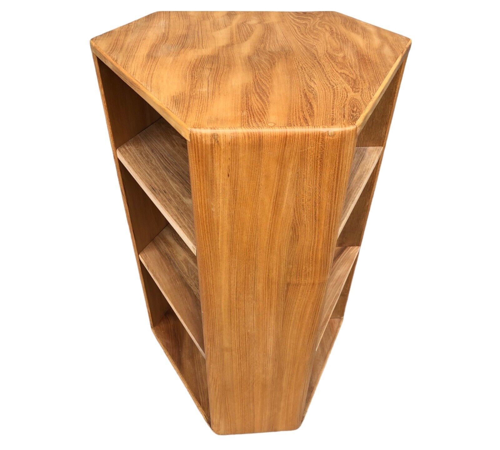 Handsome Retro Style Revolving Bookcase photo vinterior