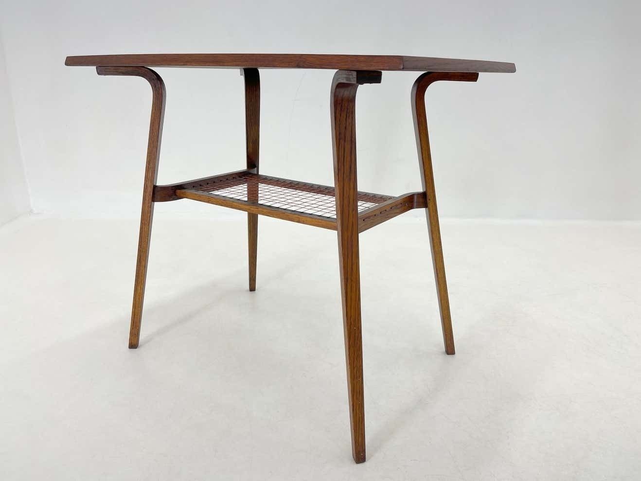 1960's Vintage Tv Table From Czechoslovakia