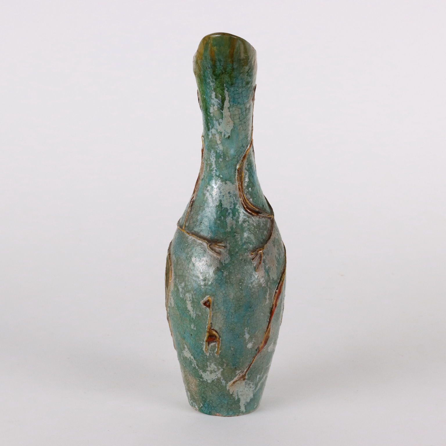 C. Zauli Vase Terracotta Italy 1950s photo vinterior