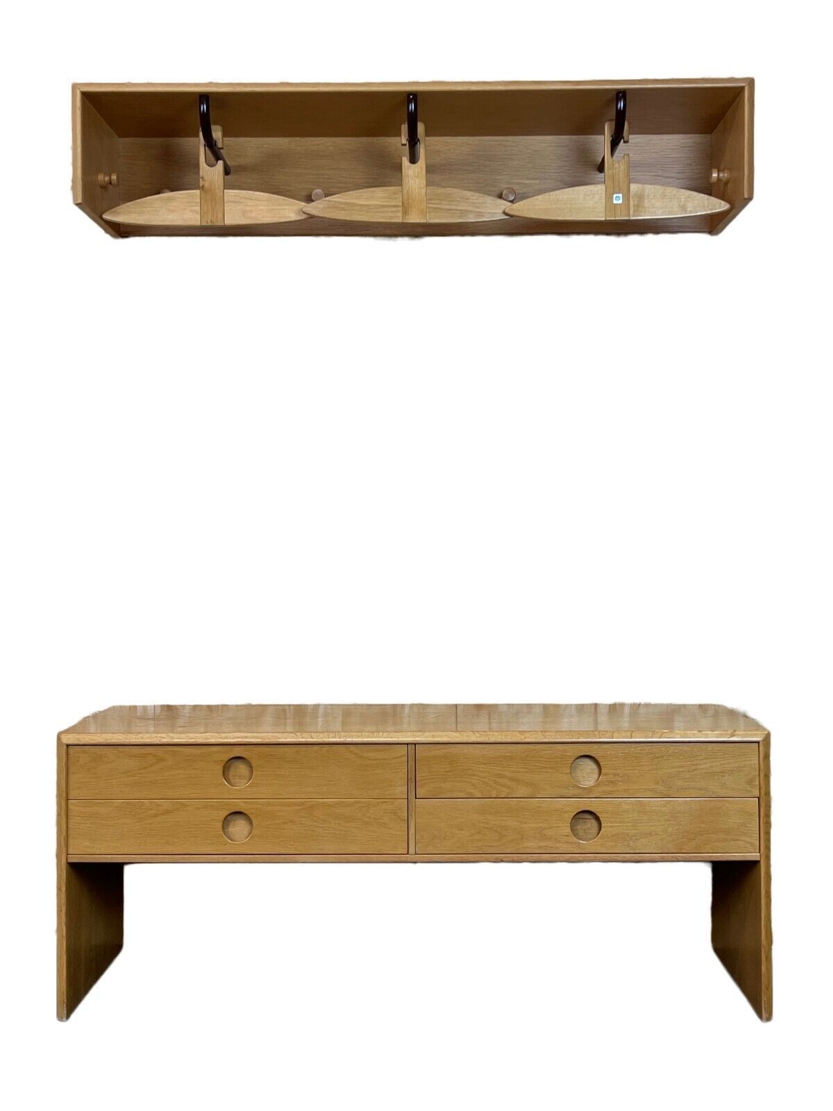 60s 70s Wardrobe Sideboard Chest Of Drawers Oak Vm Vildbjerg Danish Design