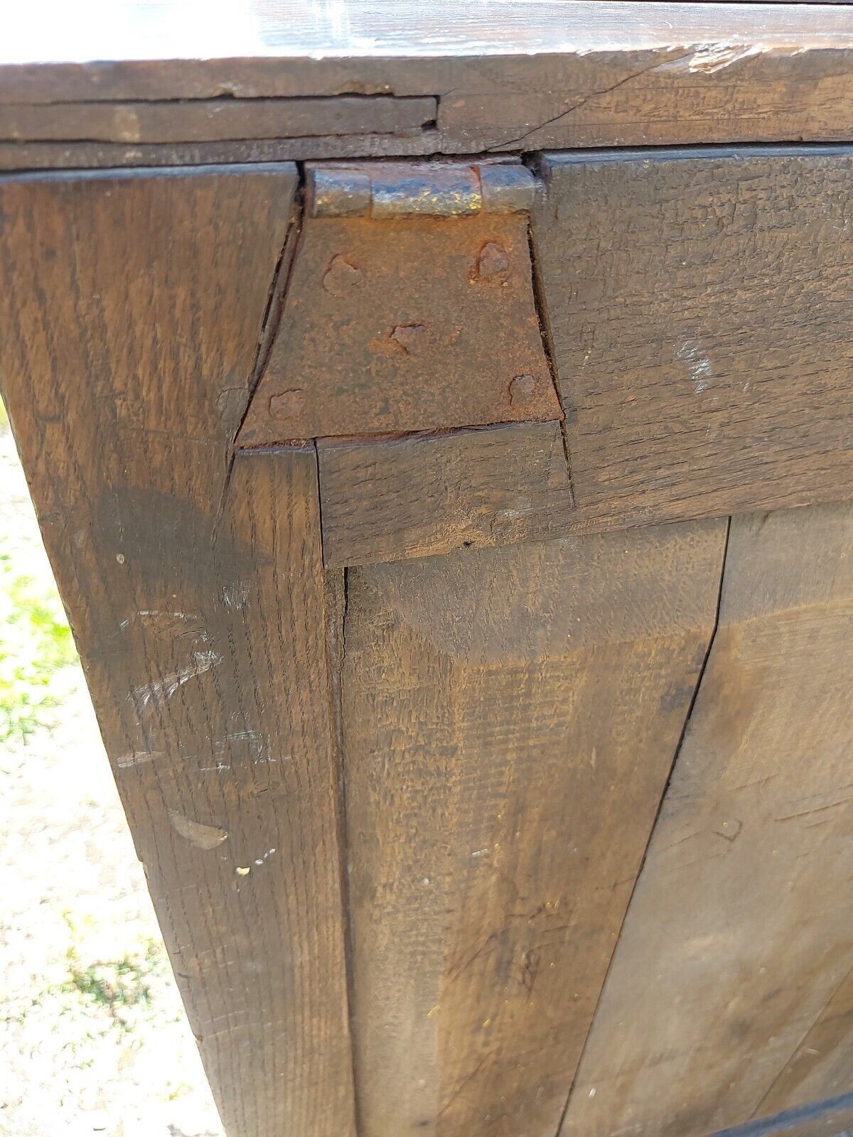 Gorgeous, Large 19th Century Oak Panelled Mule Chest With Three Drawers photo vinterior