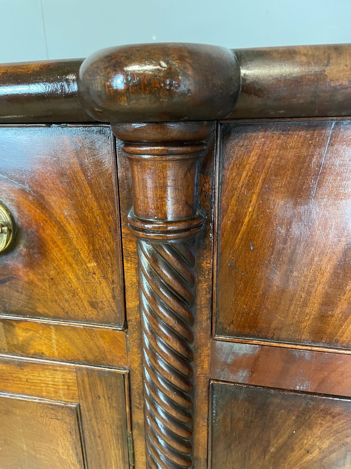 Furniture Regency Flame Mahogany Sideboard photo