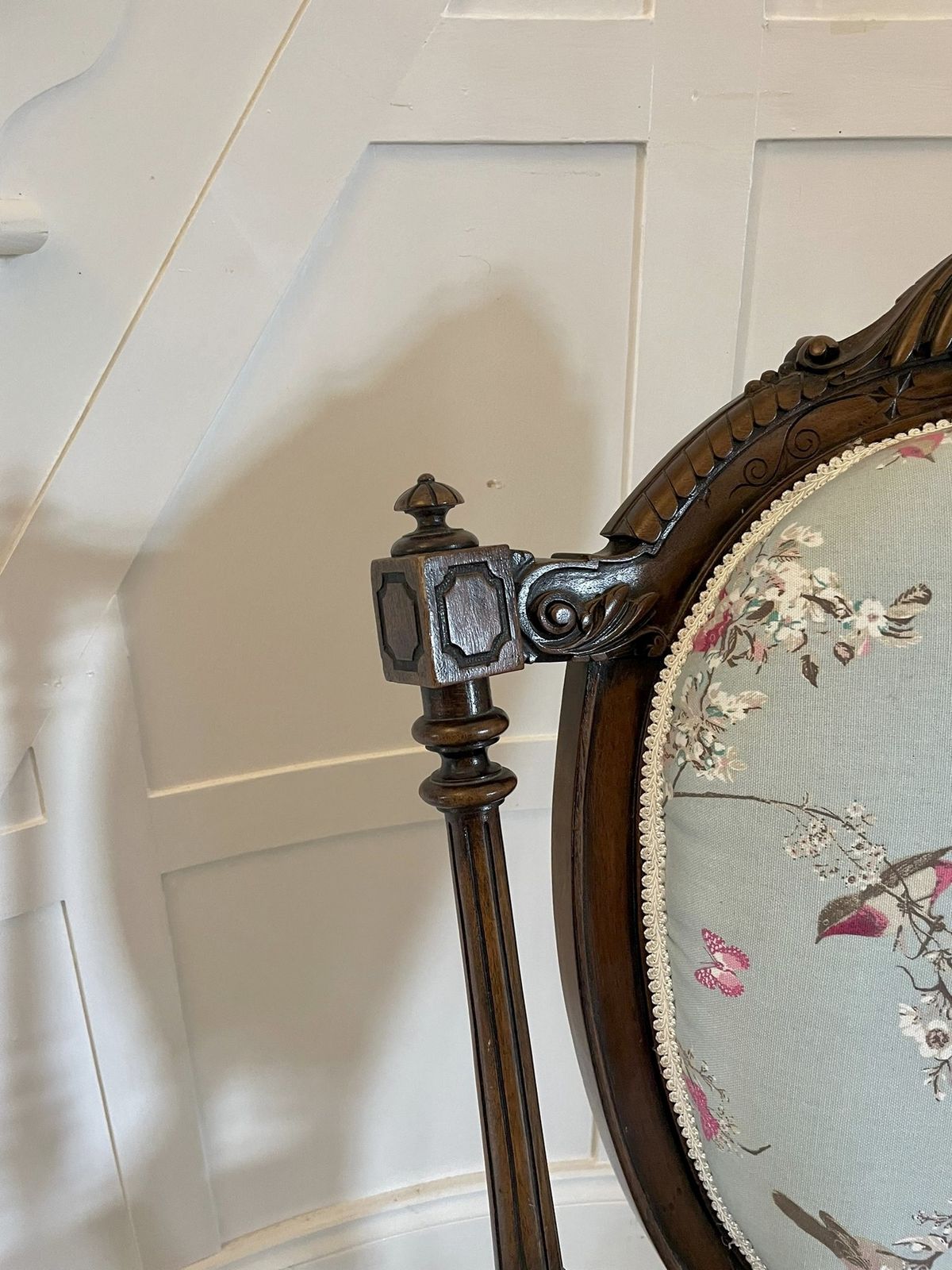 Exceptional Quality Antique Walnut Ladies Chair photo buy