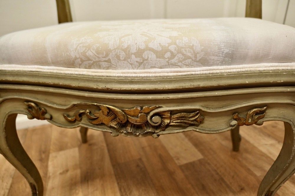 Original Painted French Louis Philippe Boudoir Window Seat photo buy