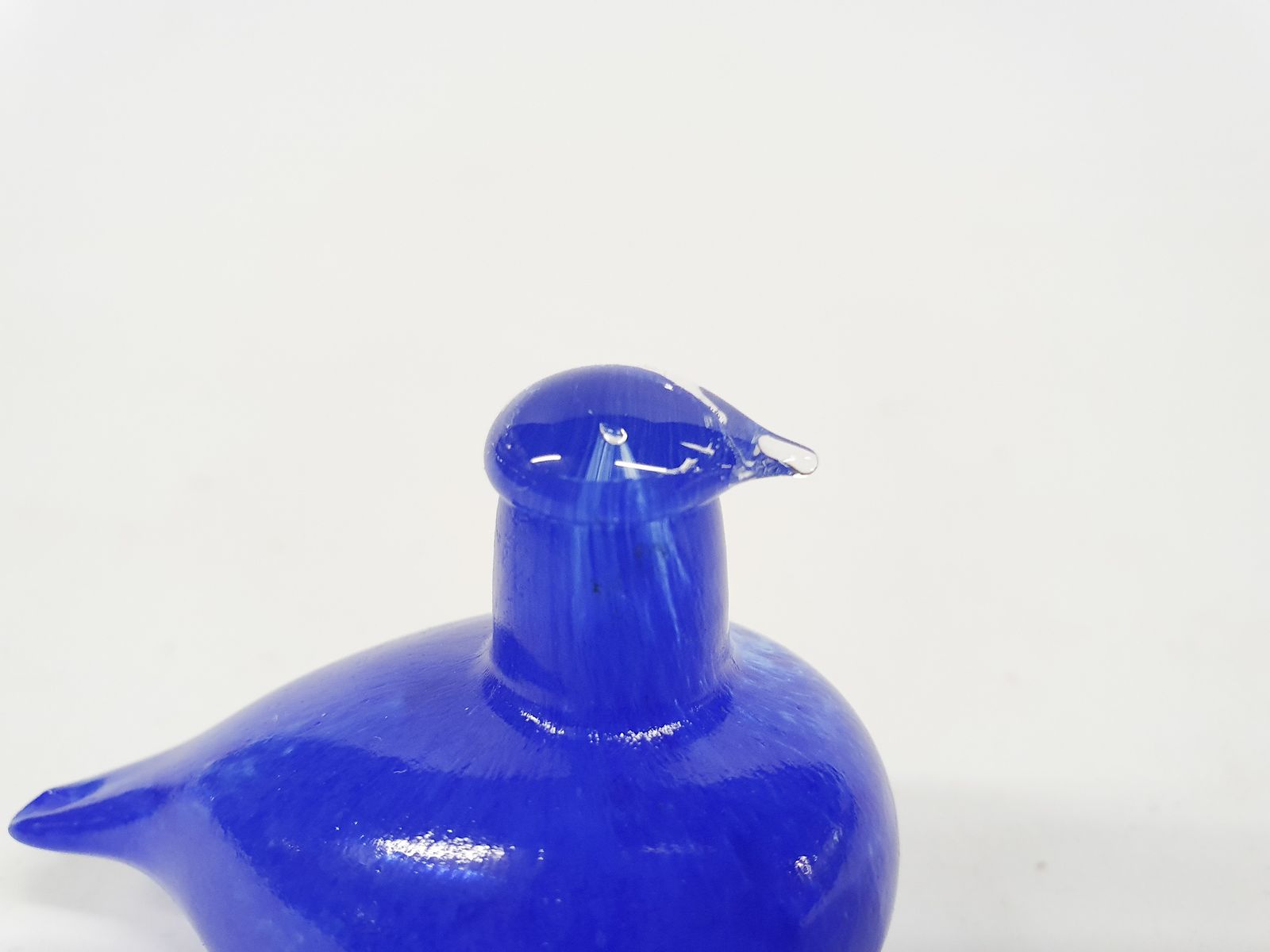 Oiva Toikka Voor Iittala, Blauw Glazen Vogeltje, Finland, Ca. Jaren 1970 photo 94.84800000000001