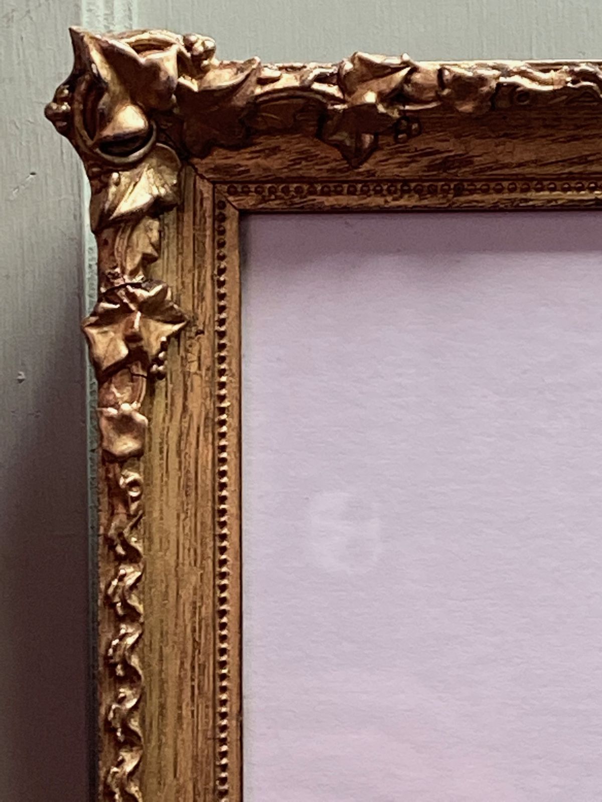 Watercolour Painting   19th Century 'Castle On A Rocky Coast' In A Gilded Frame photo for sale