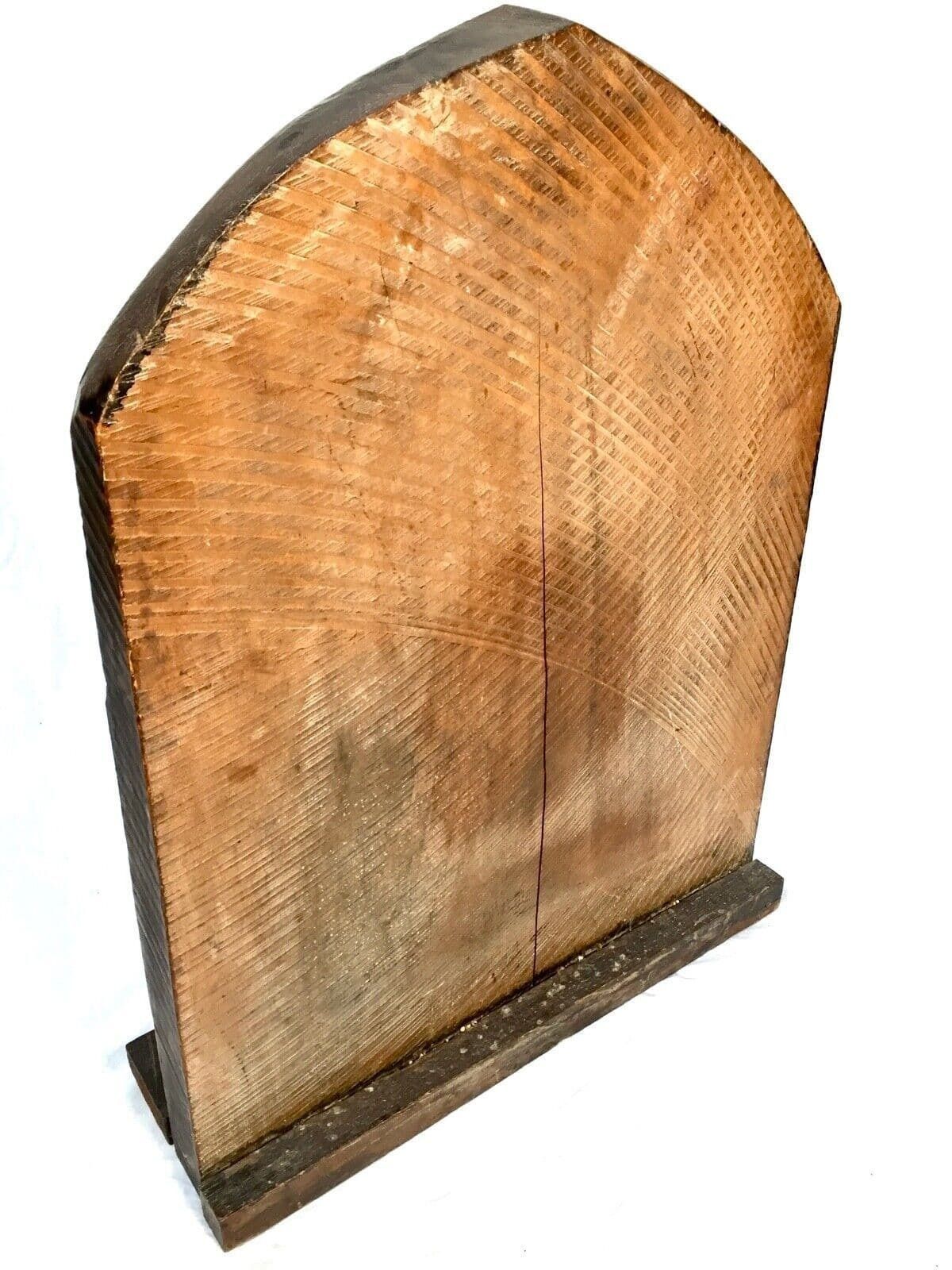 Antique Wooden Carved Fire Screen Of Liskeard Pipe Well Of St Martins C.1879 photo buy