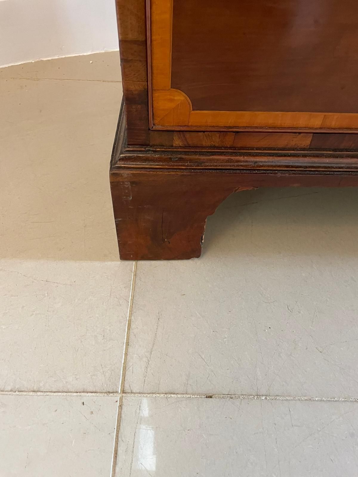 Outstanding Quality Antique Mahogany Inlaid Bureau Bookcase photo furniture