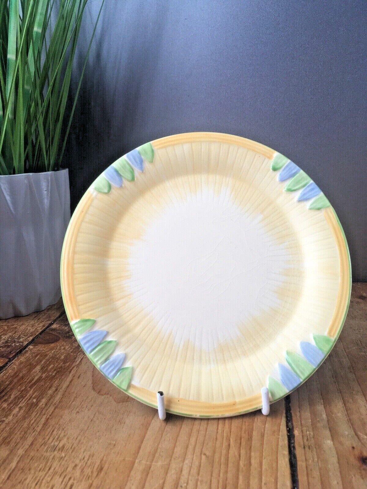 photo for sale Art Deco Burleigh Ware Butterfly Floral Pattern Teapot & Trivet Stand Vintage