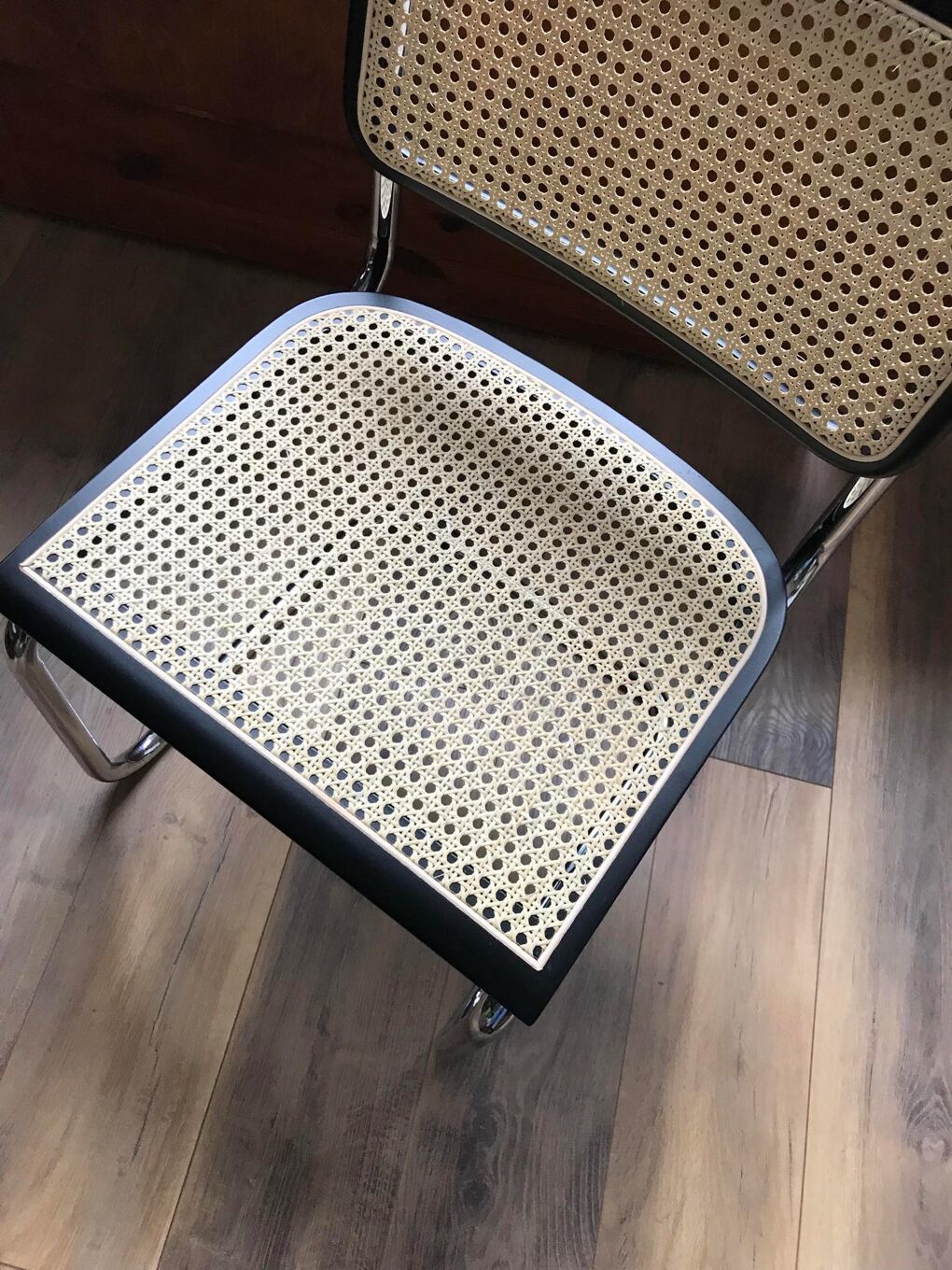 Mid Century Modern Italian Marcel Breuer B32 Cesca Chair 70s photo for sale