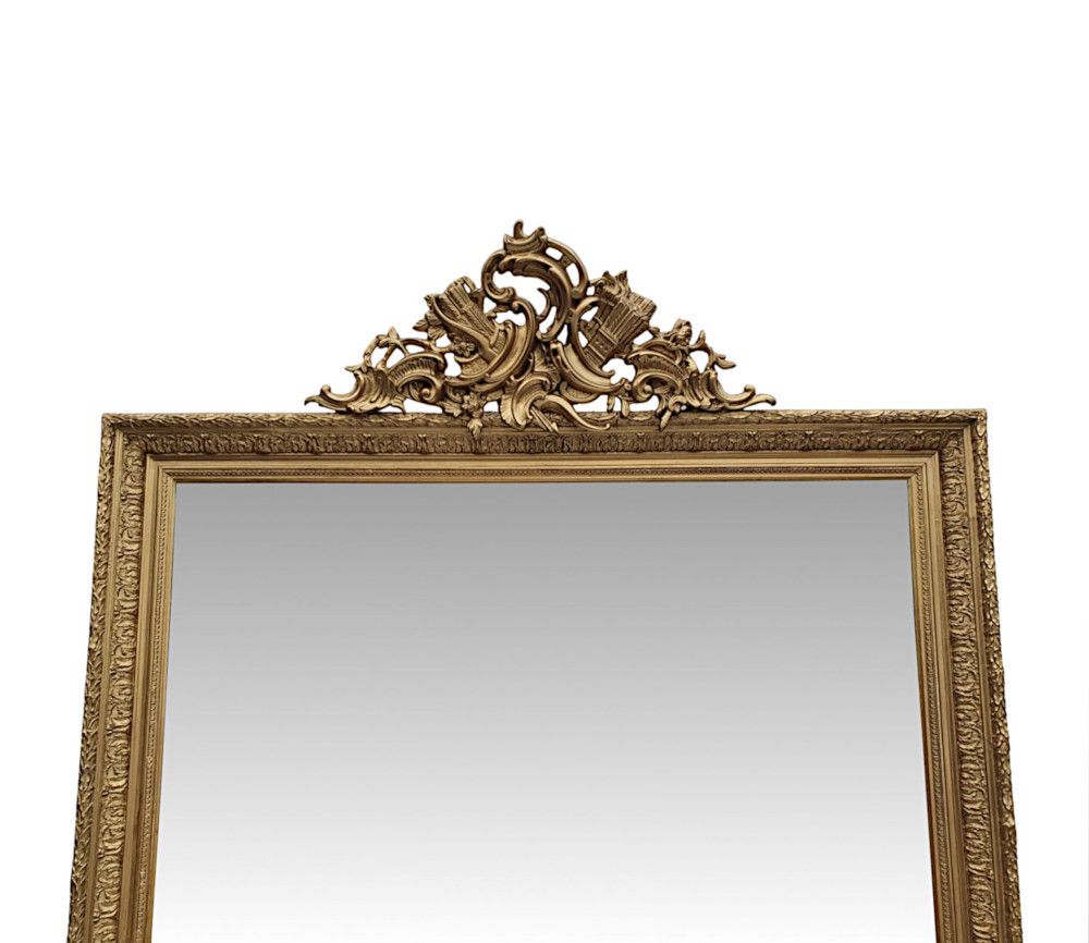 A Very Rare And Fine Pair Of 19th Century Overmantle Or Leaner Mirrors photo Home Decor