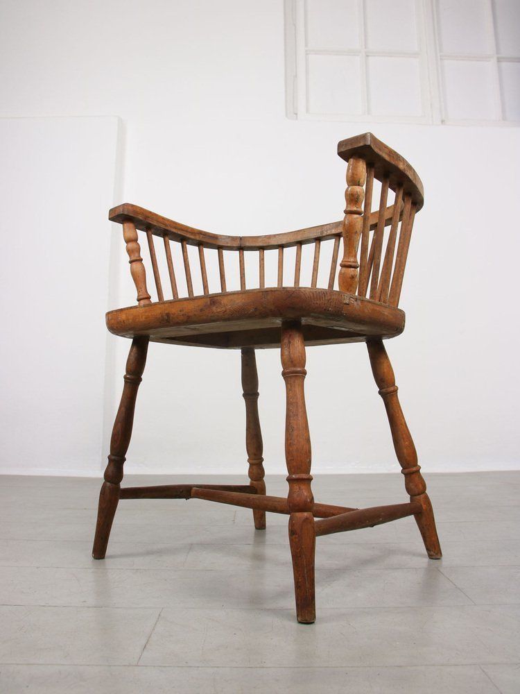 photo buy Antique Windsor Chairs With Low Back, Set Of 2