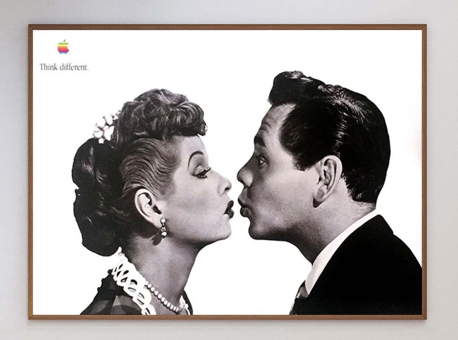 Apple Think Different   Lucille Ball & Desi Arnaz Original Vintage Poster photo 312.0