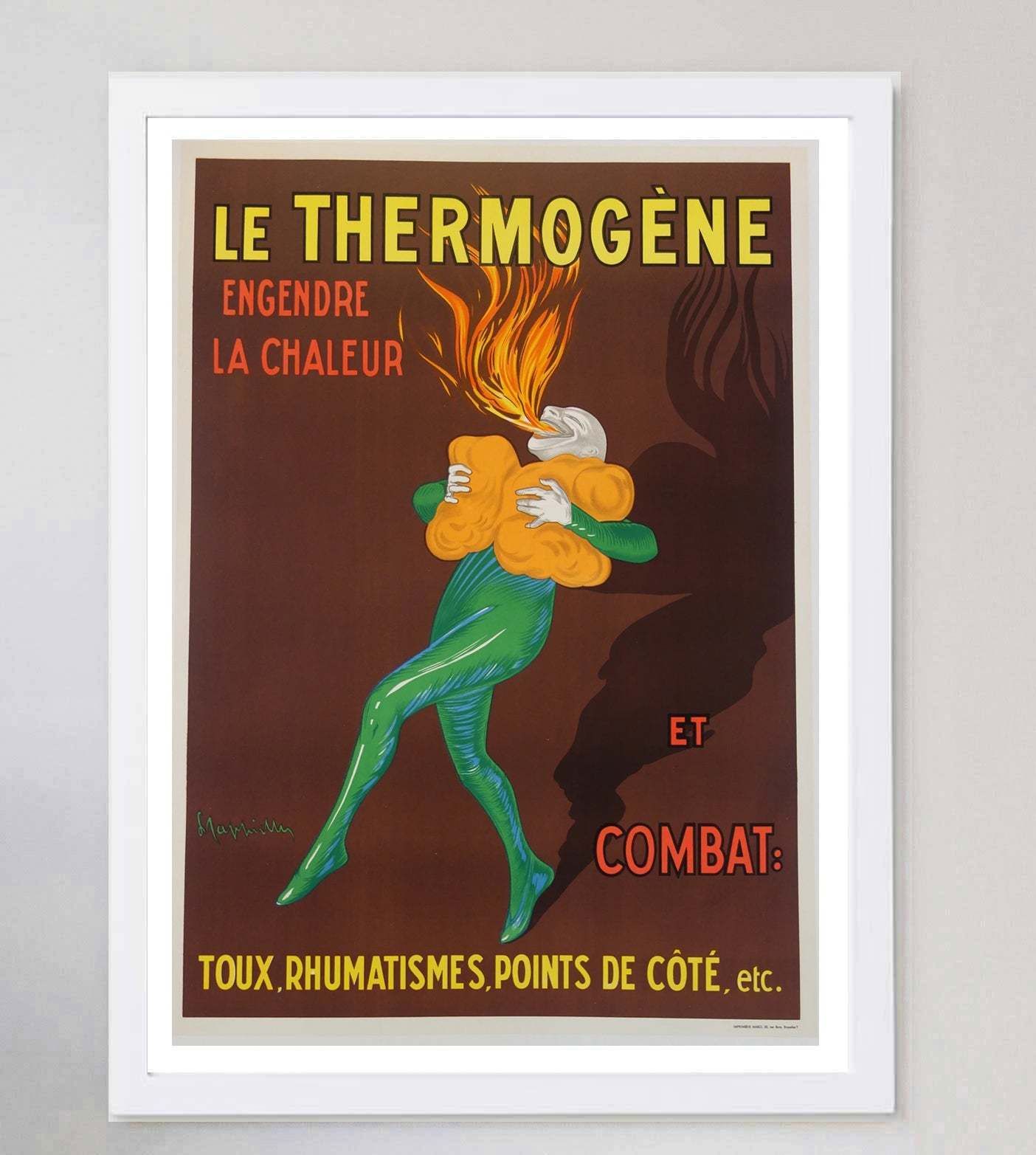 Le Thermogene Original Vintage Poster photo for sale