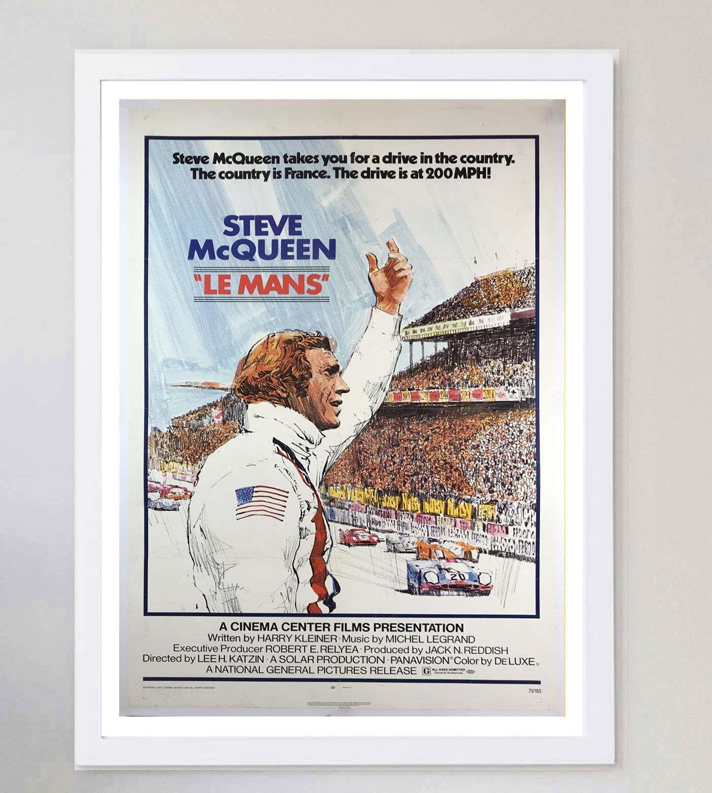 Le Mans Original Vintage Poster photo for sale