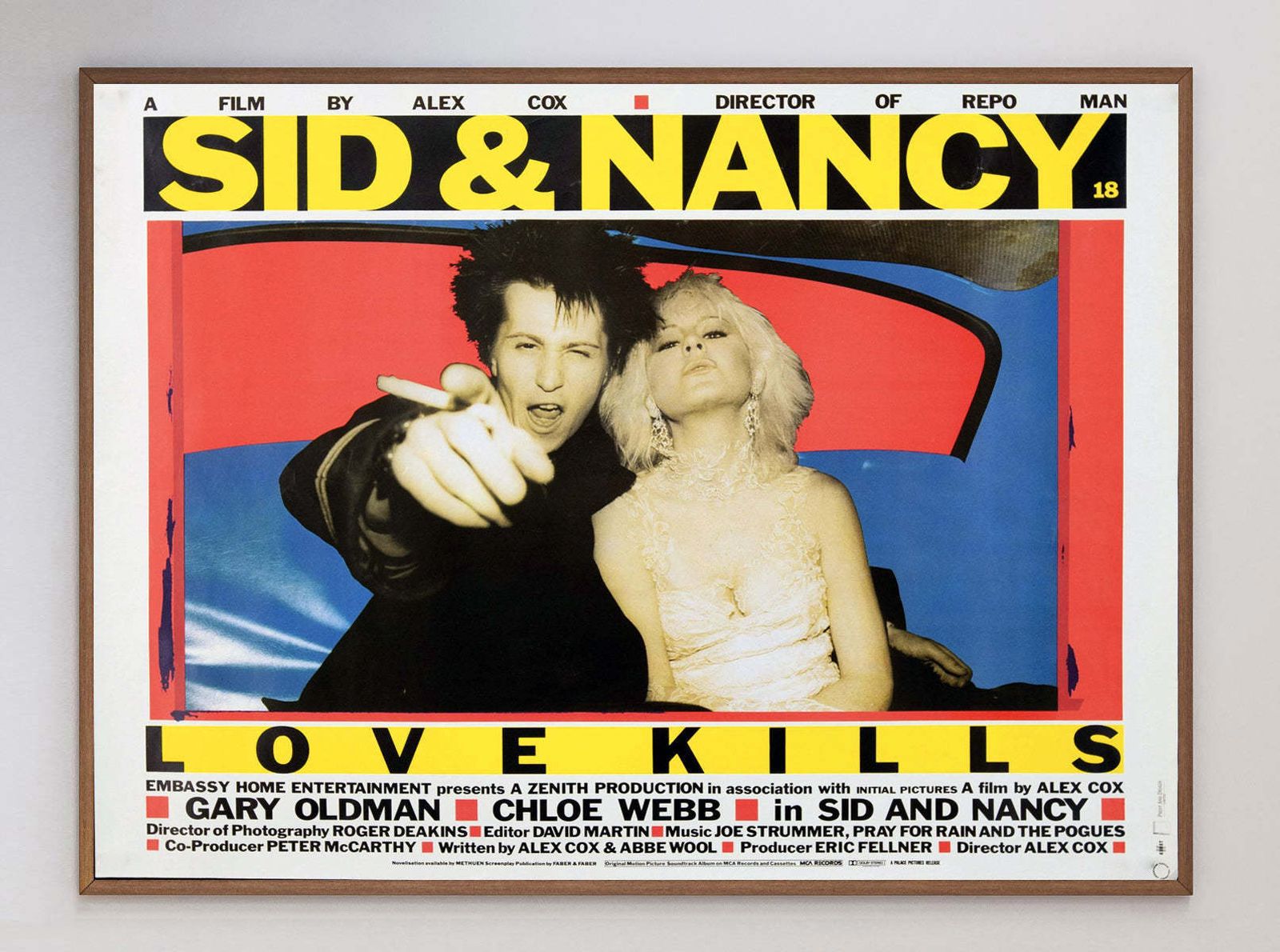 Sid & Nancy Original Vintage Poster photo 453.0