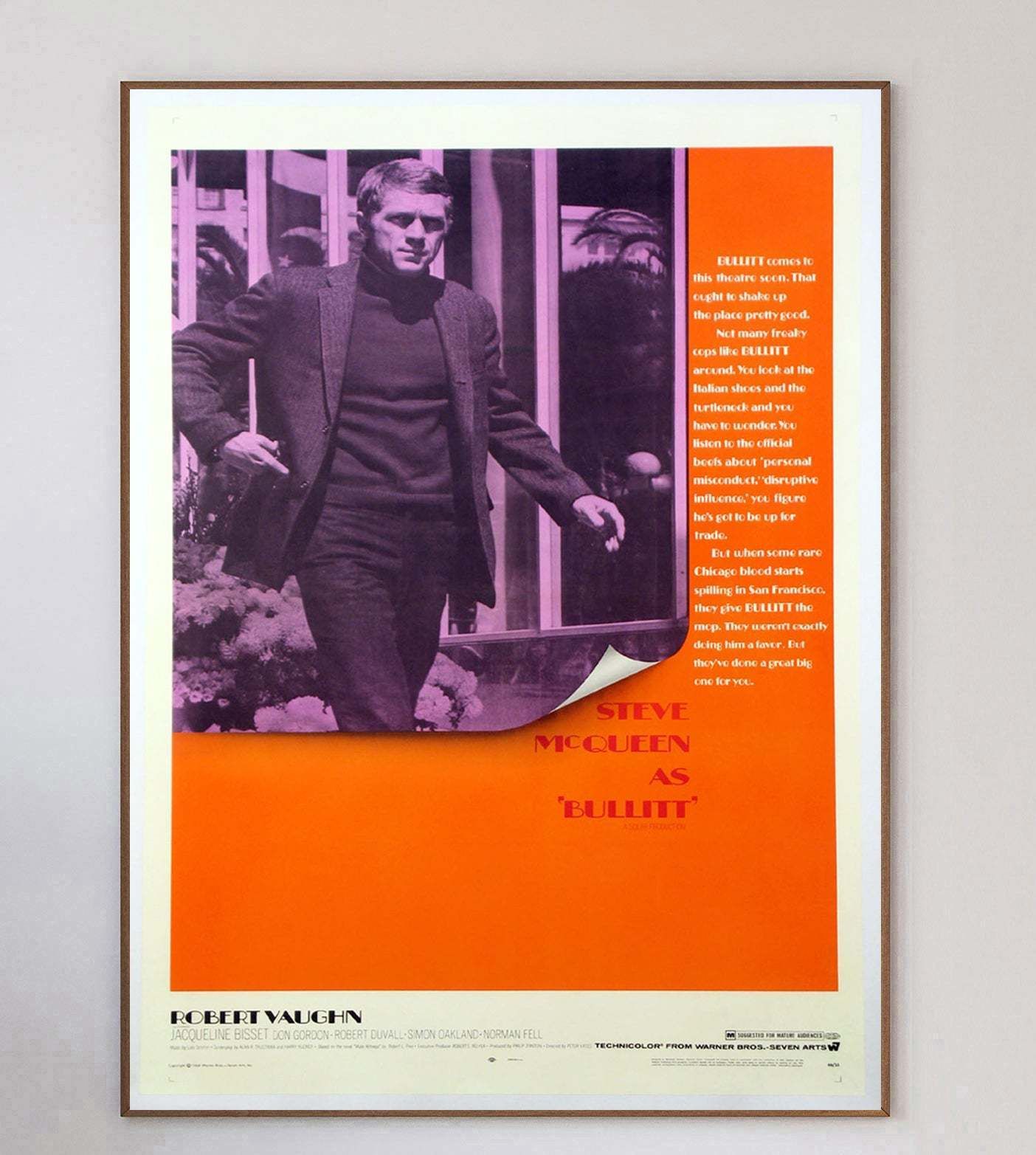 Bullitt Original Vintage Poster photo 1530.0