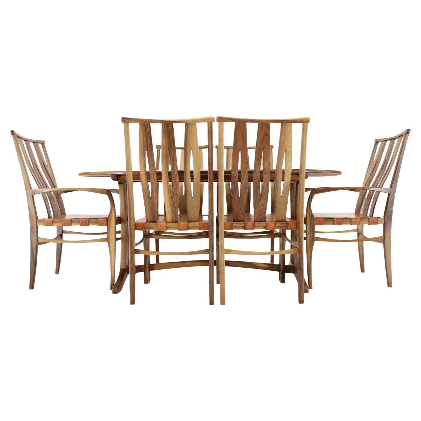 One Of A Kind Custom Made Dining Set, Set Of 7