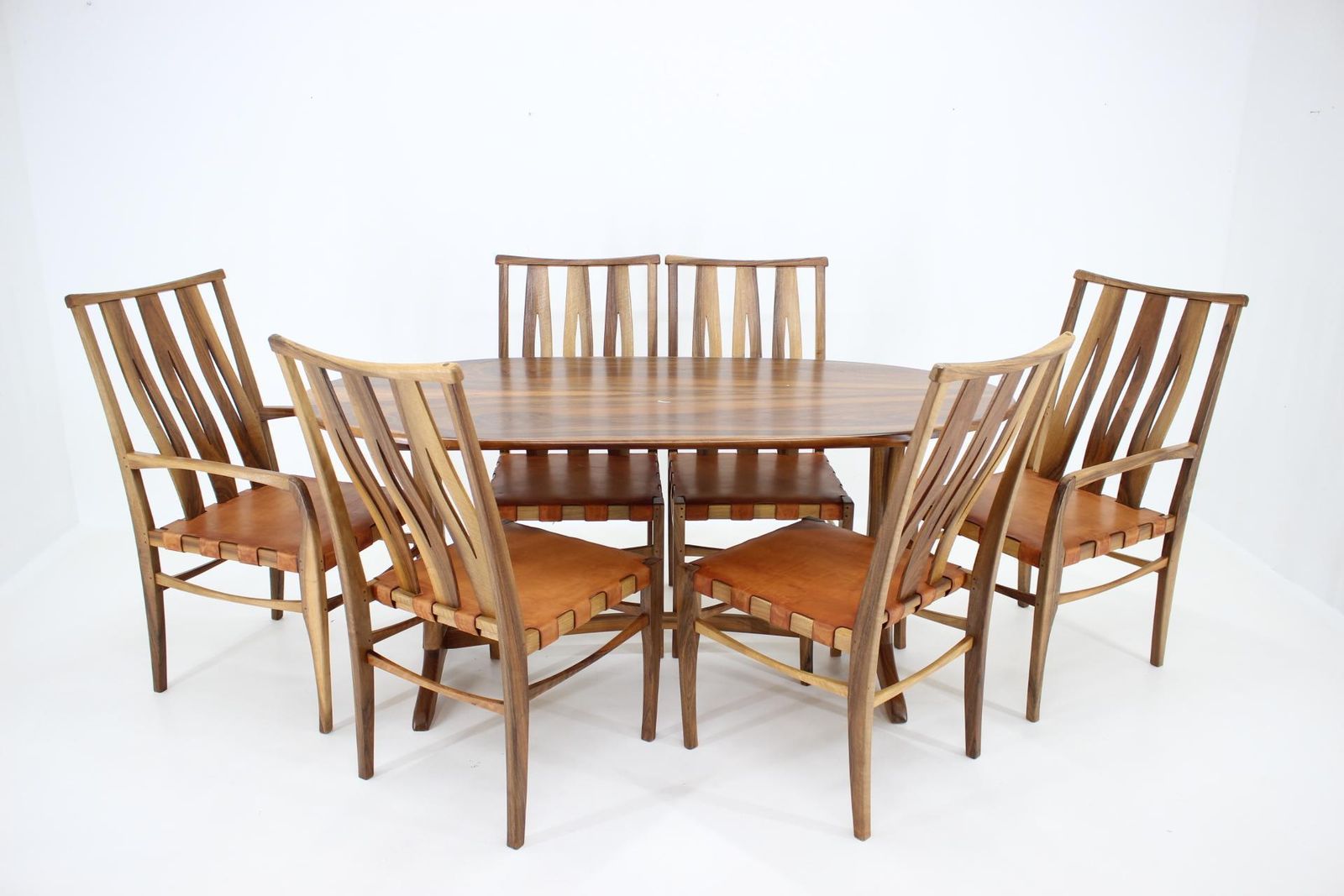 One Of A Kind Custom Made Dining Set, Set Of 7 photo for sale