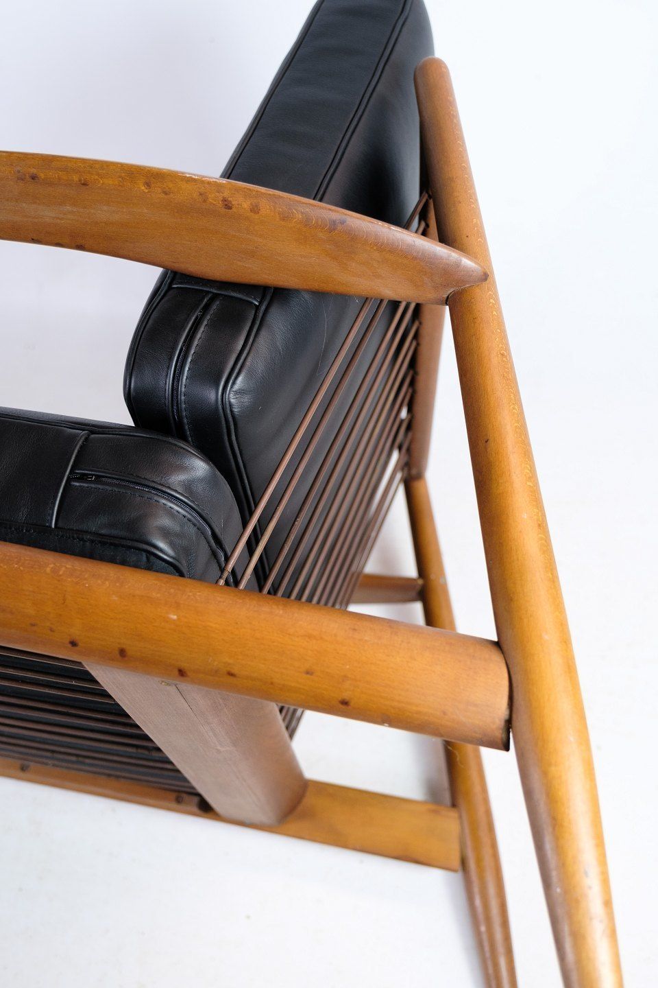Grete Jalk Teak Lounge Armchair By France And Søn, 1960s photo vintage