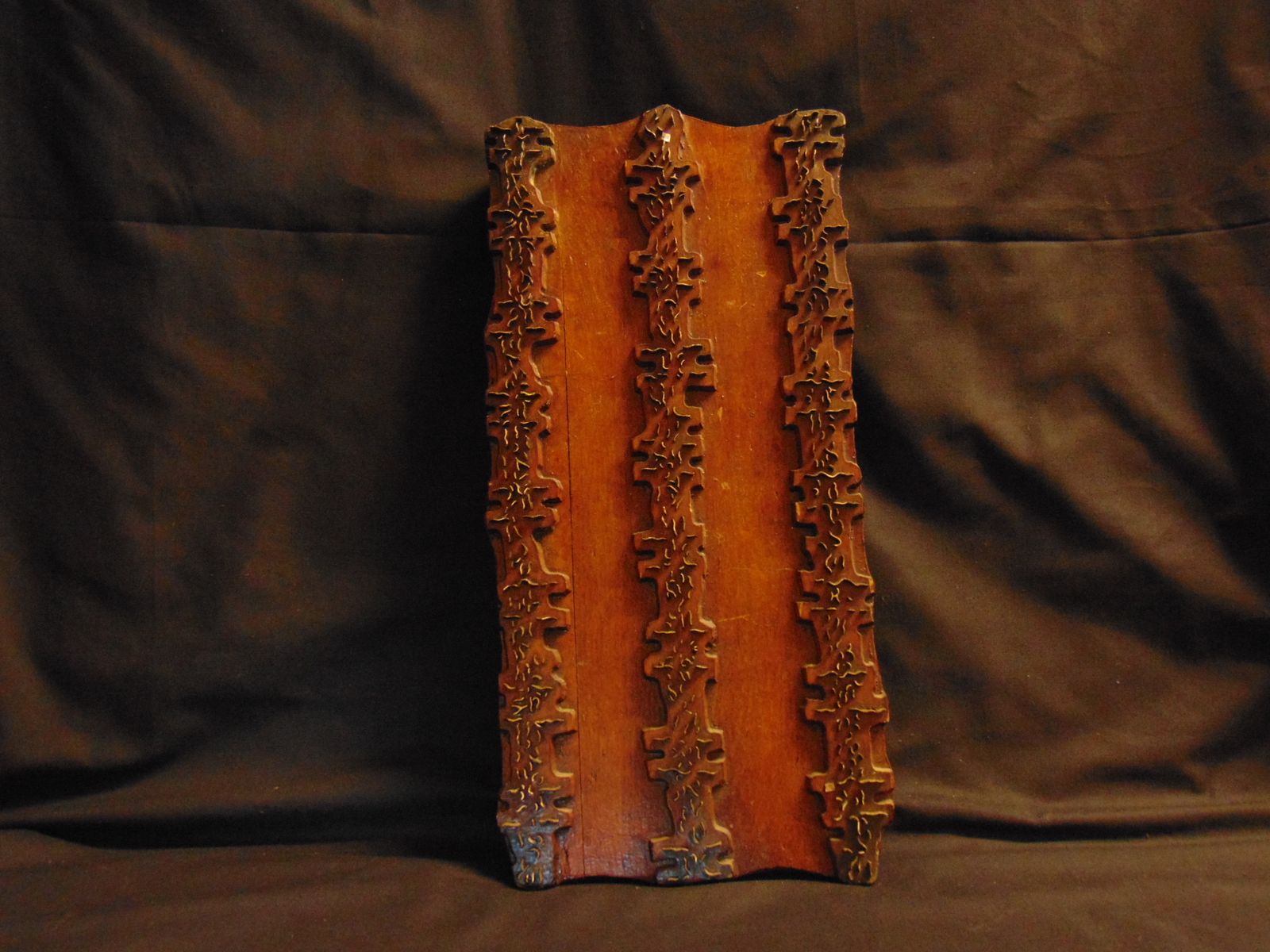 Vintage Wooden Printing Block, 1950s