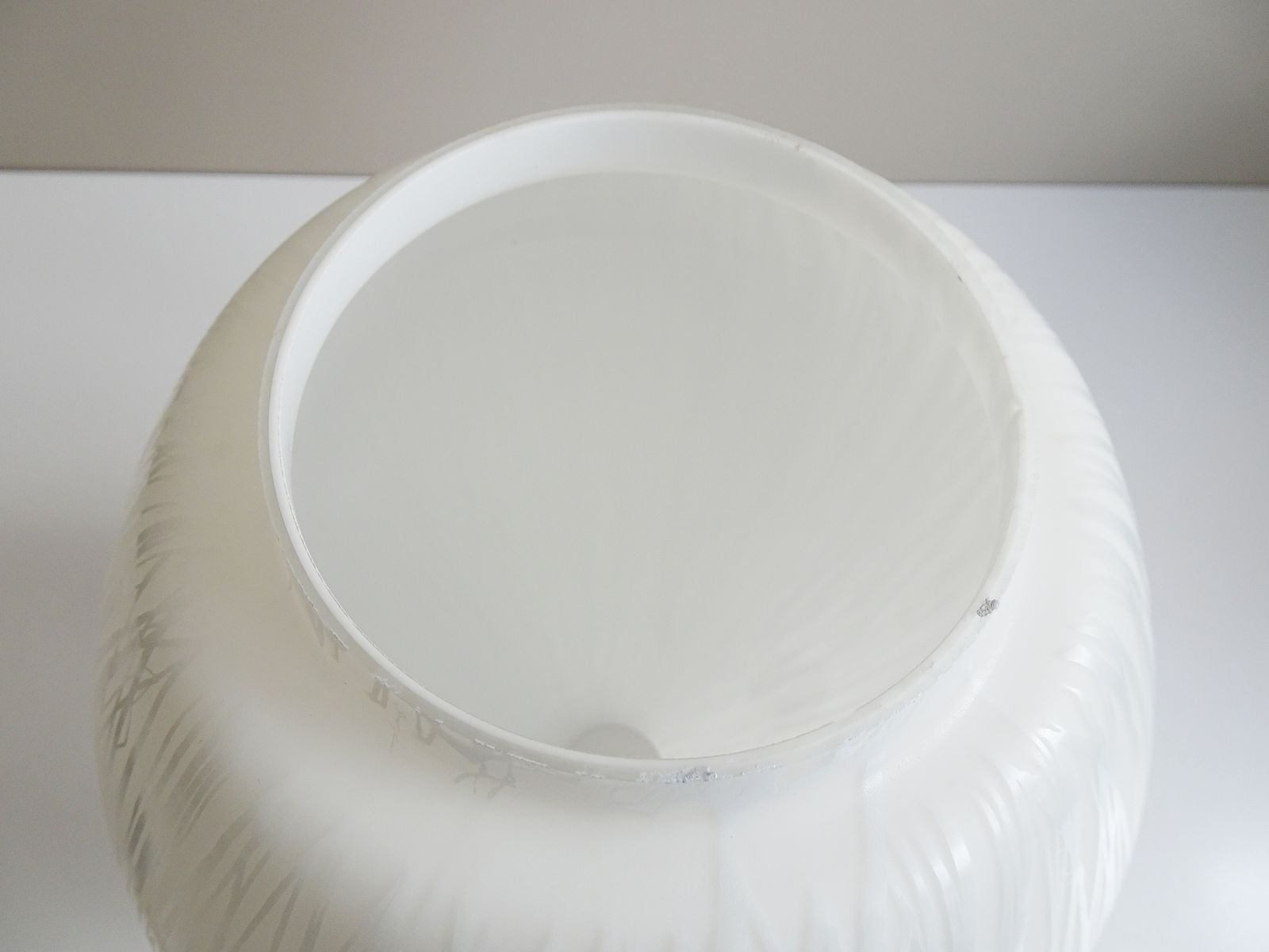 Glass Pendant Lamp, 1950s, Vintage photo Lighting
