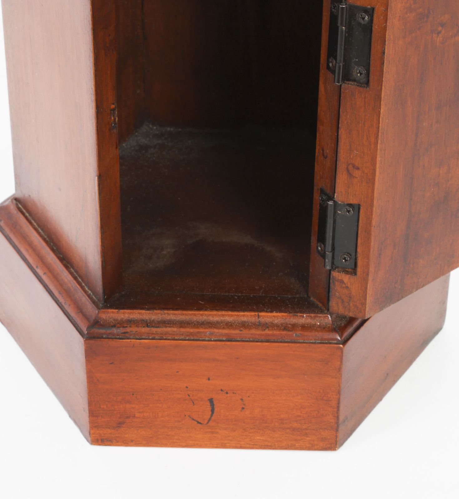 Vintage Hexagonal Country House Pillar Post Letter Cabinet  20th Century photo vintage