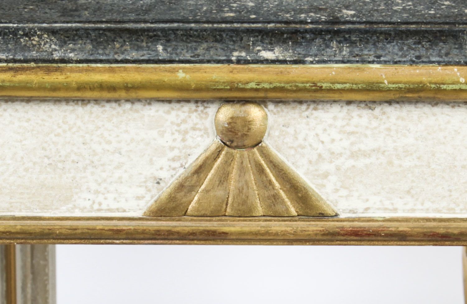 2650.0 Vintage French Empire Style Painted Console Mid 20th Century photo