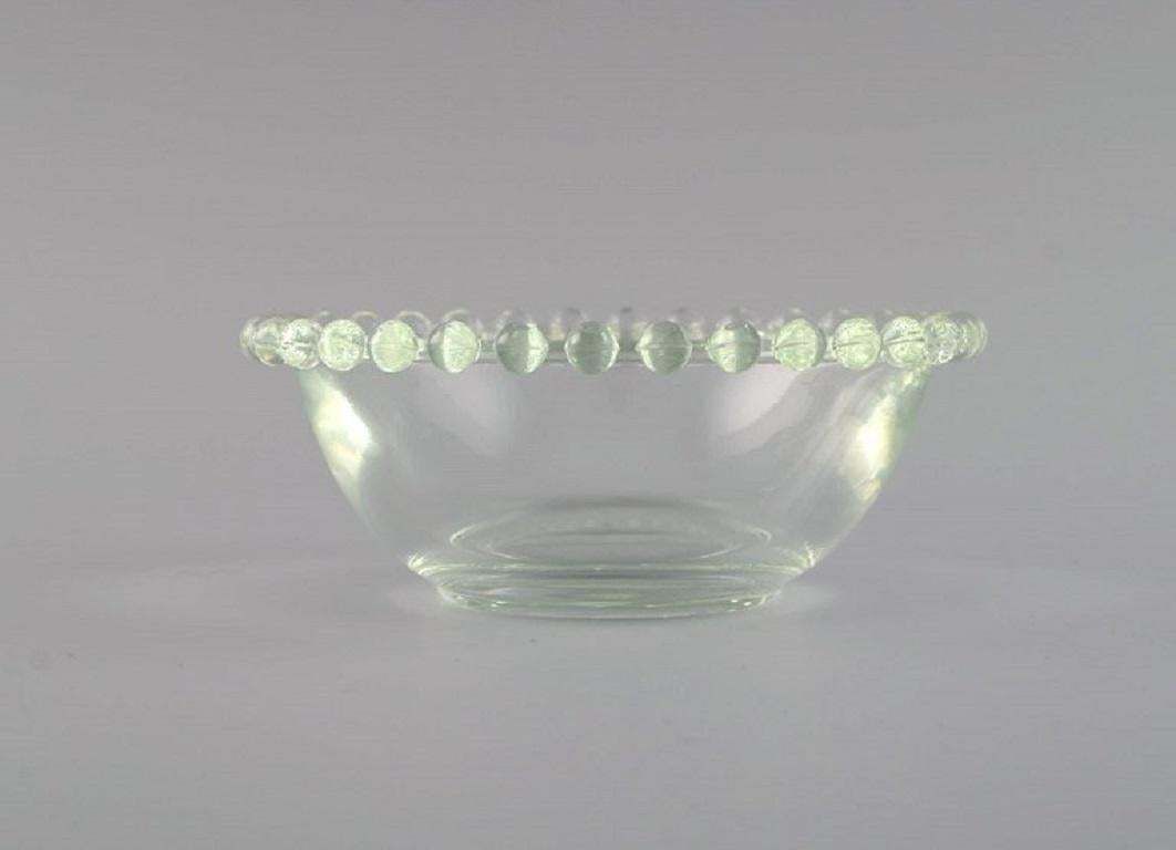 Six Finger Bowls In Clear Art Glass France Mid 20th Century photo Home Decor