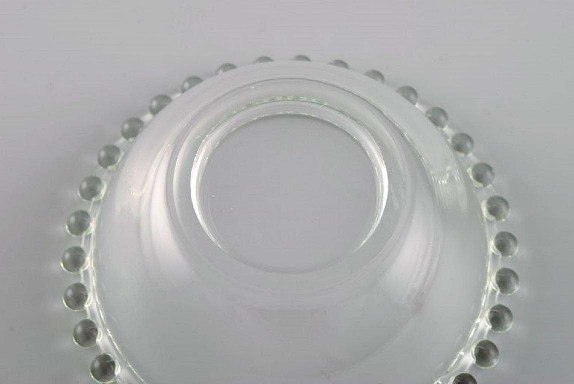 Six Finger Bowls In Clear Art Glass France Mid 20th Century photo vinterior