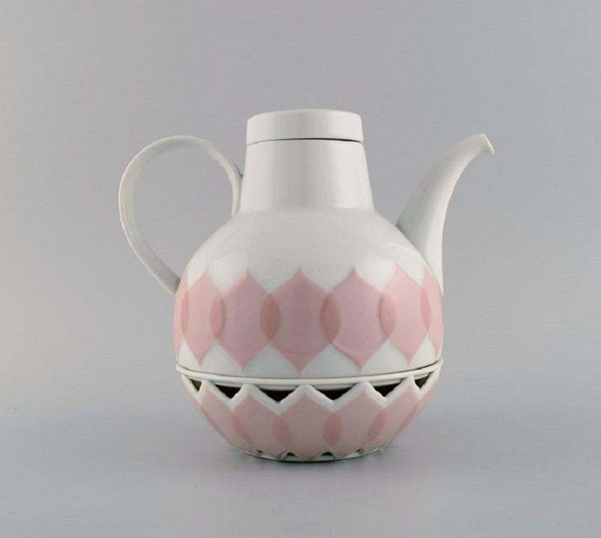Bjørn Wiinblad For Rosenthal, Lotus Porcelain Service, Teapot With Heater photo furniture