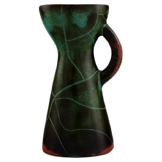 Paul Dresler '1879 1950' For Grotenburg, Germany, Jug In Glazed Stoneware