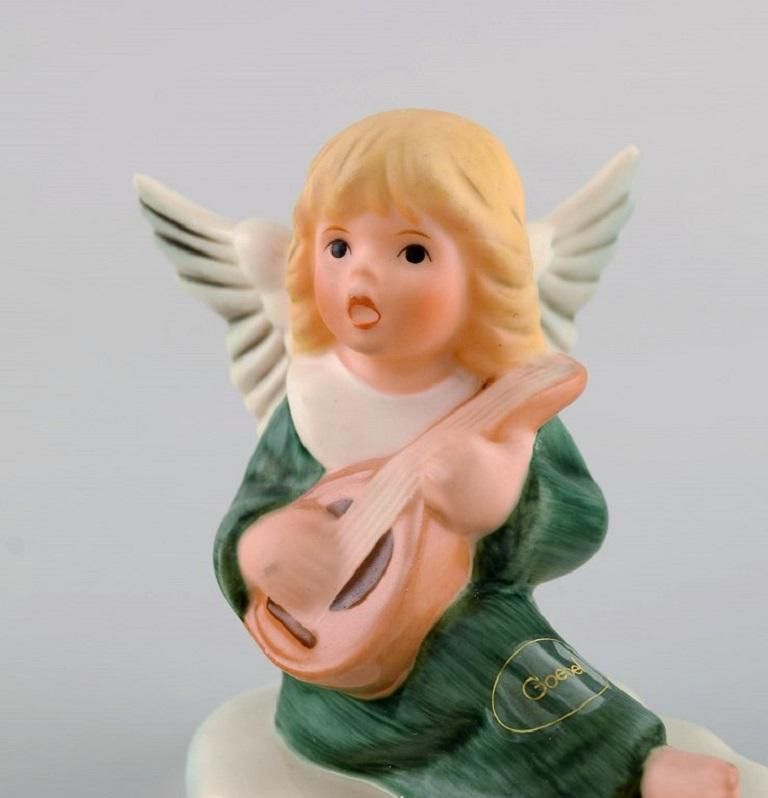 Goebel, West Germany, Two Christmas Angels In Porcelain, 1970s / 80s photo for sale