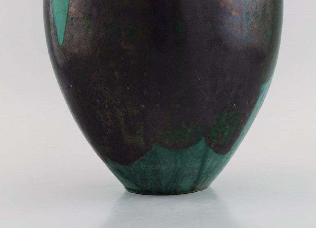 European Studio Ceramicist, Unique Vase In Glazed Stoneware, 1960s/70s photo 505.0