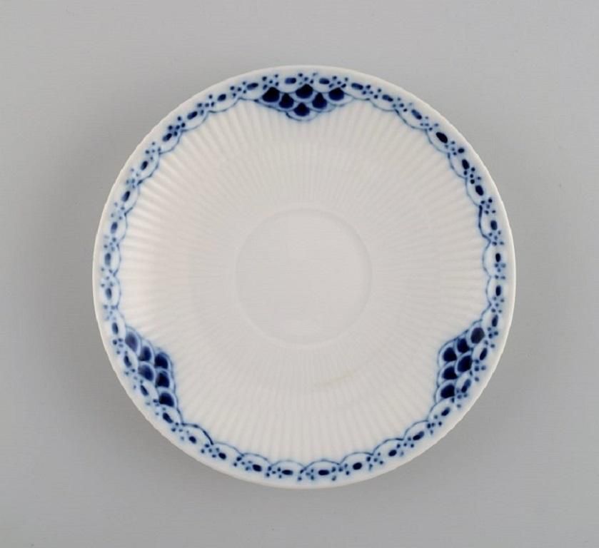 Royal Copenhagen Blue Painted Princess. Set Of Five Coffee Cups With Saucers. photo 404.0