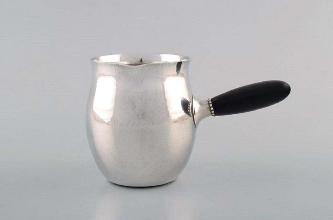 Georg Jensen Art Nouveau Teapot And Milk Jug In Sterling Silver photo vinterior