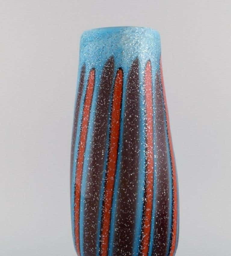 Large Murano Vase In Mouth Blown Art Glass, Italian Design, 1960s / 70s photo 757.0