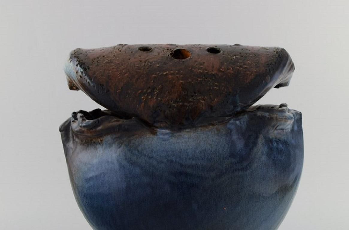 Francis Milici For Vallauris, Large Unique Vase, 1980s photo Home Decor