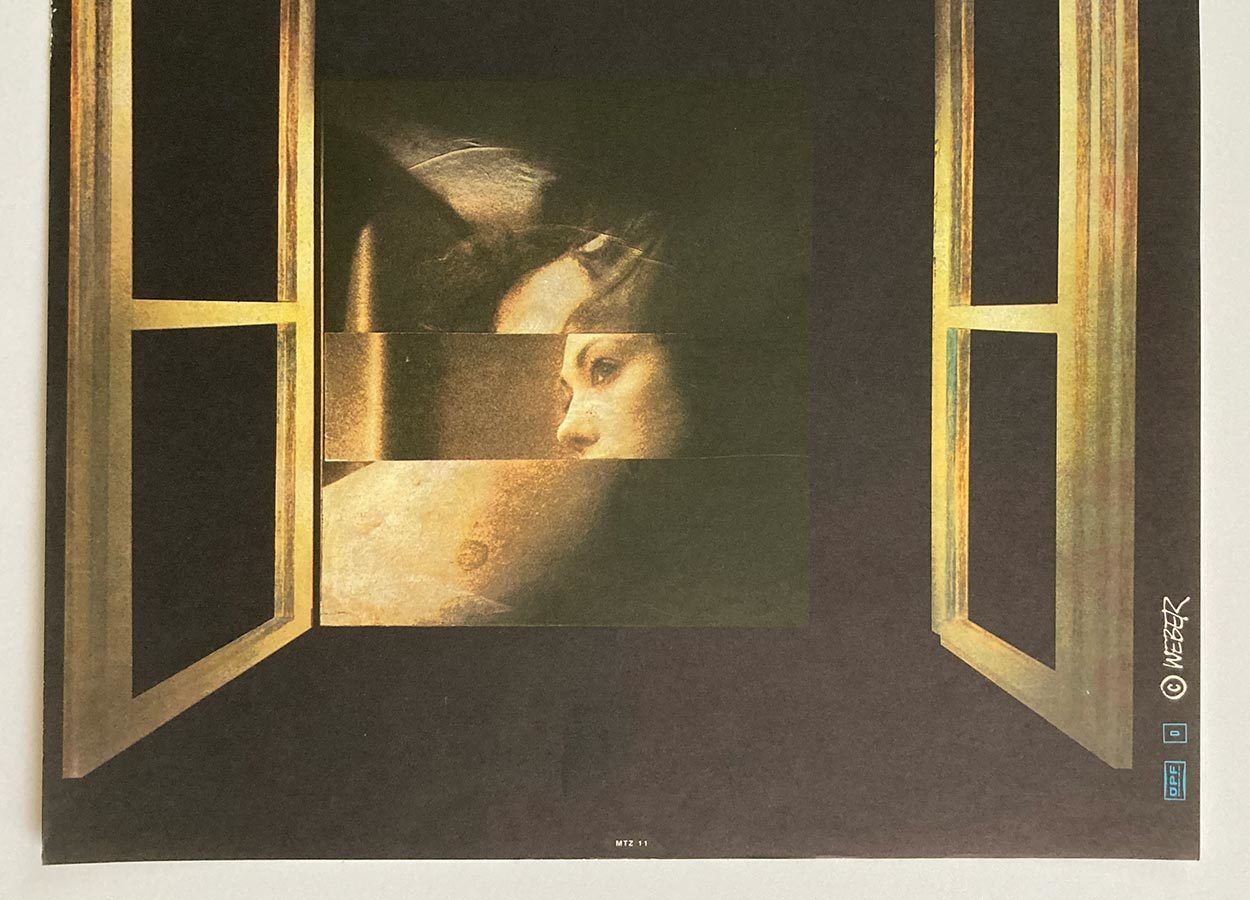 Original Film Poster, A Very Moral Night, Jan Weber, 1979, Genuine Czech Vintage Print photo for sale