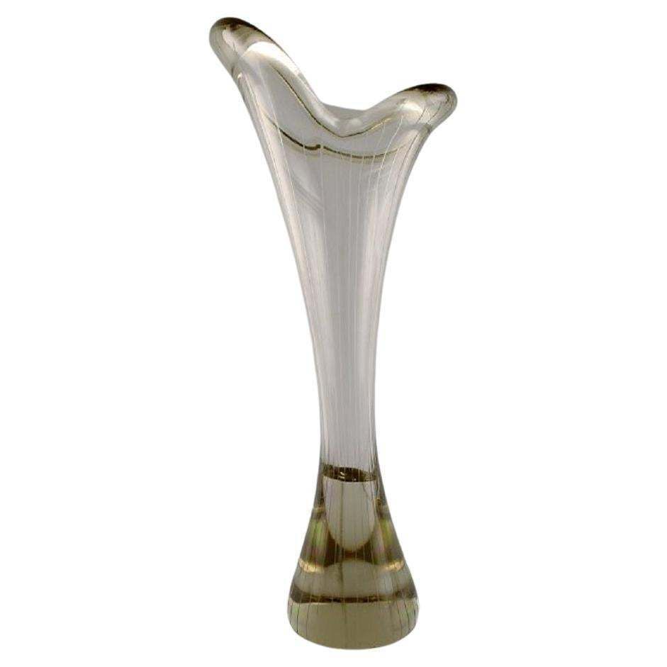 Mikko Helander For Humppila Lasi Large Organically Shaped Vase