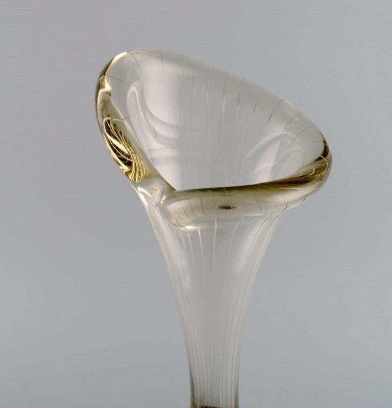 Mikko Helander For Humppila Lasi Large Organically Shaped Vase photo 841.0